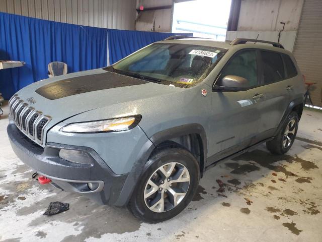1C4PJMBB6EW134906 - 2014 JEEP CHEROKEE TRAILHAWK GRAY photo 1