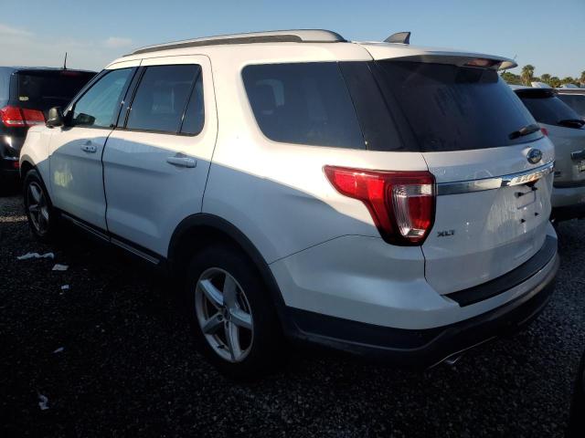 1FM5K7D87JGA34241 - 2018 FORD EXPLORER XLT WHITE photo 2