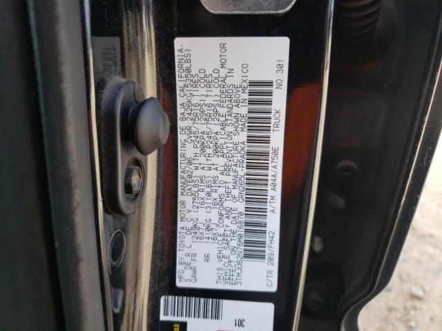 3TMJU62N76M016870 - 2006 TOYOTA TACOMA DOUBLE CAB PRERUNNER BLACK photo 12