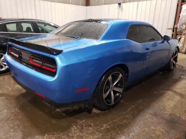 2C3CDZBT3JH304874 - 2018 DODGE CHALLENGER R/T BLUE photo 3