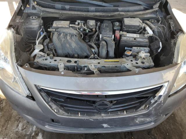 3N1CN7AP6CL862863 - 2012 NISSAN VERSA S GRAY photo 11