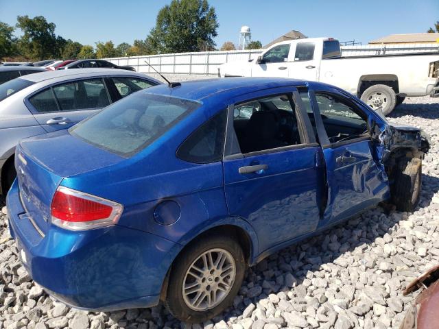 1FAHP3FN4AW220457 - 2010 FORD FOCUS SE BLUE photo 3