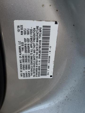 5FNRL38277B014169 - 2007 HONDA ODYSSEY LX SILVER photo 13