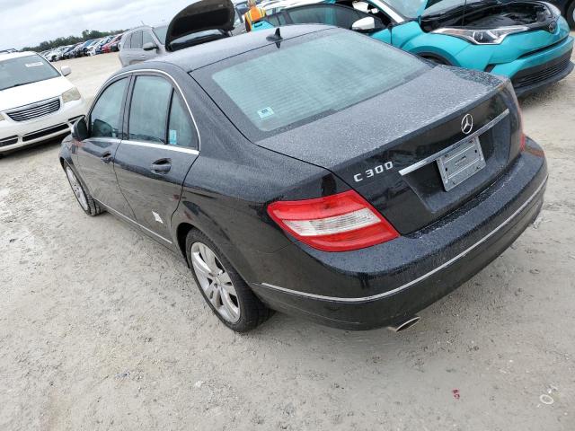 WDDGF54X49R041490 - 2009 MERCEDES-BENZ C 300 BLACK photo 2