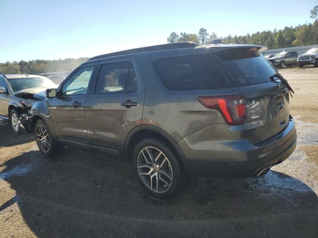 1FM5K8GT0HGD63380 - 2017 FORD EXPLORER SPORT GRAY photo 2