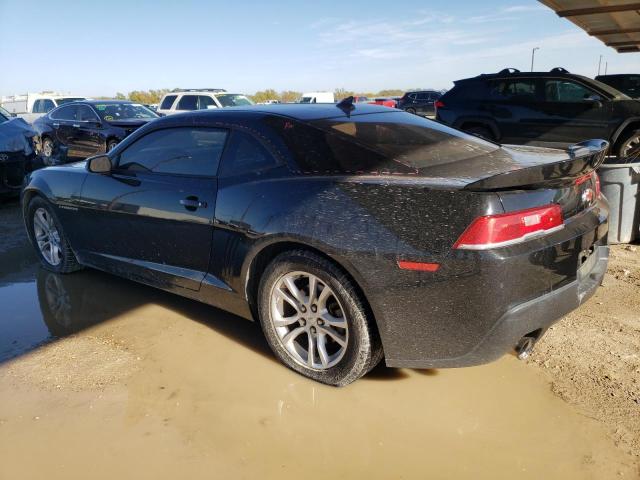 2G1FA1E37E9248154 - 2014 CHEVROLET CAMARO LS BLACK photo 2