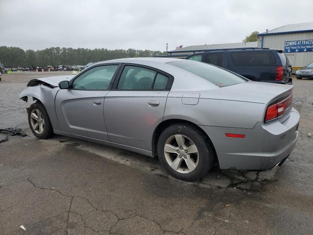 2C3CDXBG5DH681279 - 2013 DODGE CHARGER SE SILVER photo 2