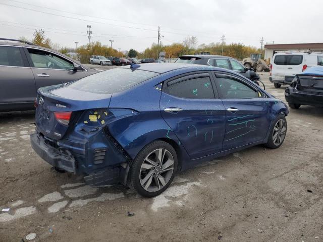 5NPDH4AE1FH607788 - 2015 HYUNDAI ELANTRA SE BLUE photo 3