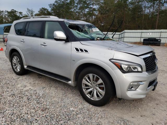 JN8AZ2ND1H9831214 - 2017 INFINITI QX80 BASE SILVER photo 4