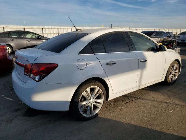 1G1PG5SBXD7244430 - 2013 CHEVROLET CRUZE LTZ WHITE photo 3