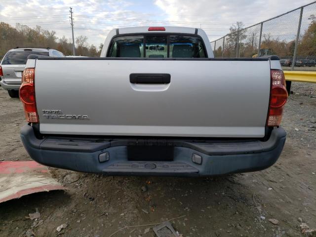 5TENX22N87Z397165 - 2007 TOYOTA TACOMA SILVER photo 6