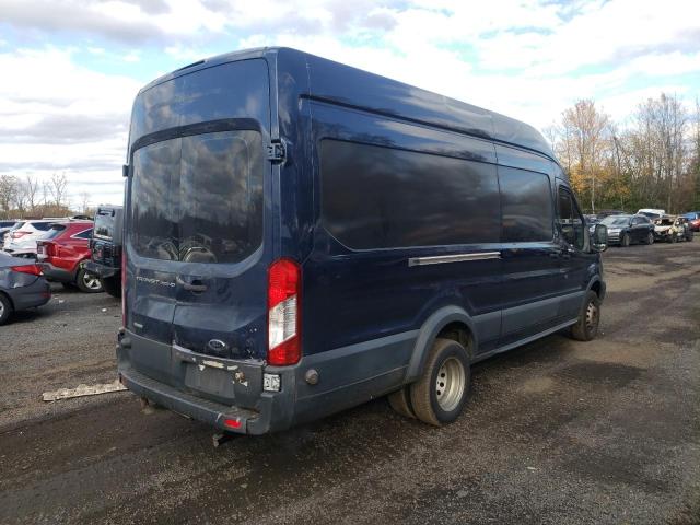 1FTWS4XG6FKA14643 - 2015 FORD TRANSIT T-350 HD BLUE photo 3