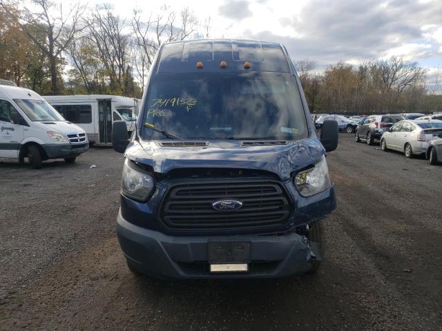 1FTWS4XG6FKA14643 - 2015 FORD TRANSIT T-350 HD BLUE photo 5