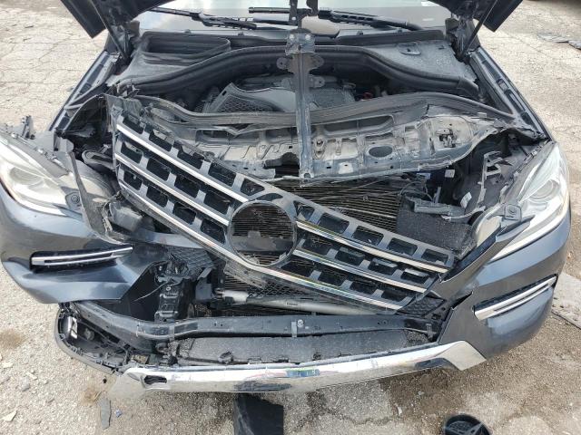 4JGDA5HB4FA466823 - 2015 MERCEDES-BENZ ML 350 4MATIC CHARCOAL photo 12