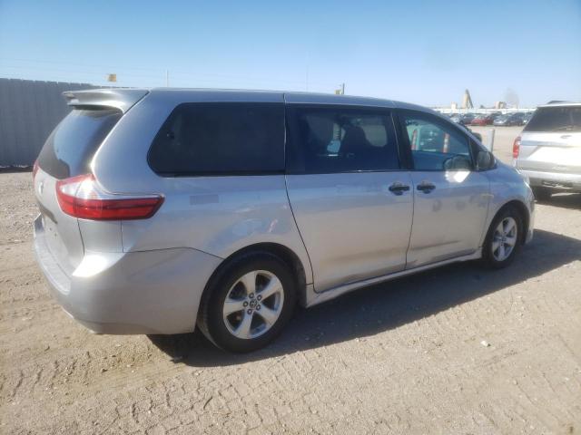 5TDZZ3DC3JS944313 - 2018 TOYOTA SIENNA L GRAY photo 3