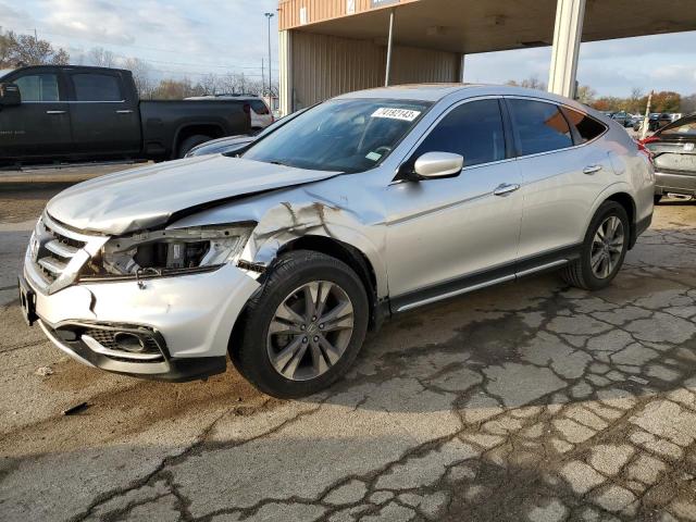 5J6TF2H59EL001543 - 2014 HONDA CROSSTOUR EXL SILVER photo 1