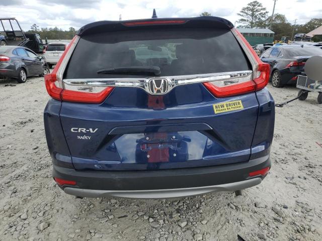 2HKRW1H50KH508096 - 2019 HONDA CR-V EX BLUE photo 6