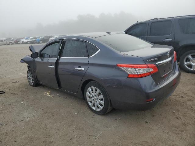 3N1AB7AP3FL648935 - 2015 NISSAN SENTRA S GRAY photo 2