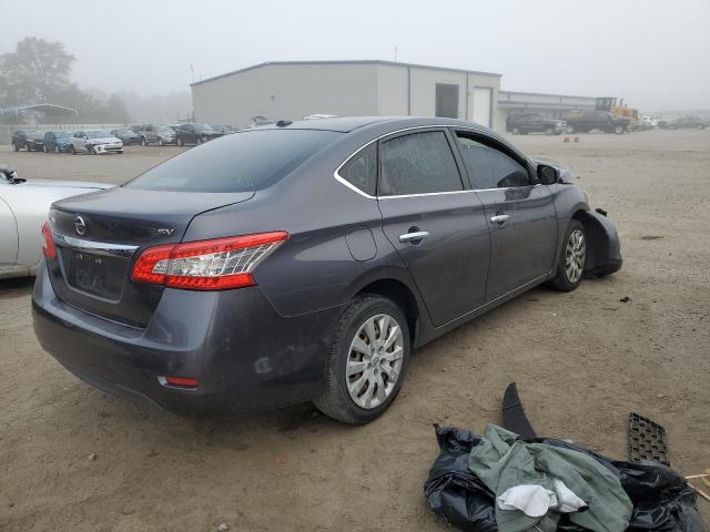 3N1AB7AP3FL648935 - 2015 NISSAN SENTRA S GRAY photo 3