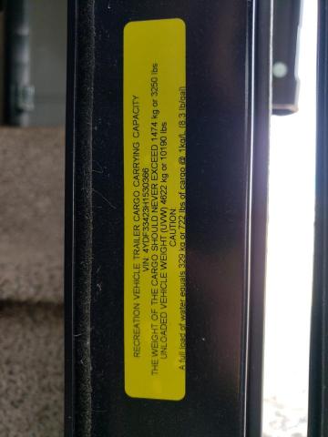 4YDF33423H1530366 - 2017 KEYSTONE SPRINTER BEIGE photo 10