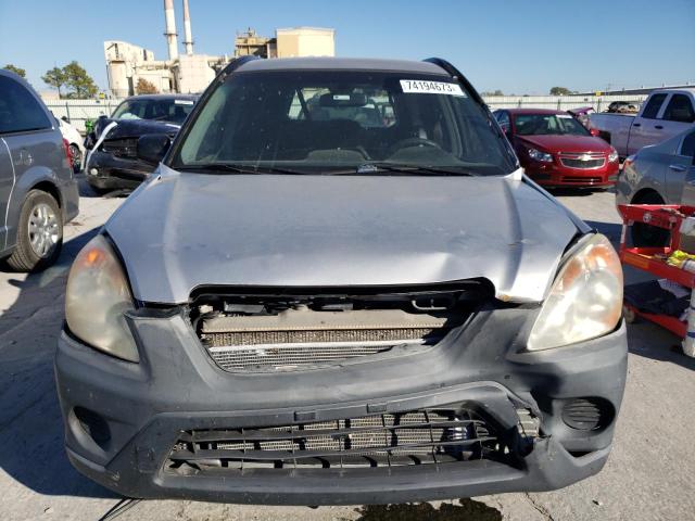 JHLRD68525C004137 - 2005 HONDA CR-V LX SILVER photo 5