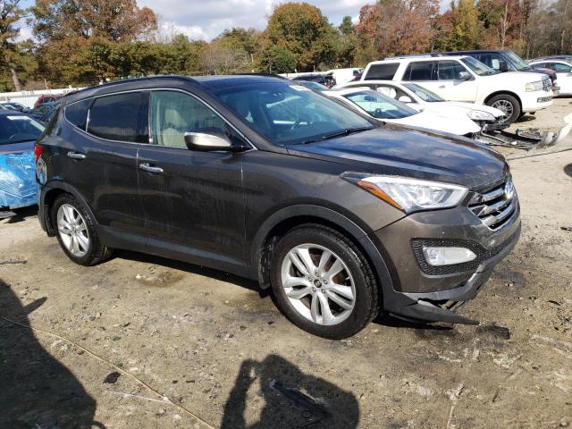 5XYZWDLA6EG215076 - 2014 HYUNDAI SANTA FE S CHARCOAL photo 4