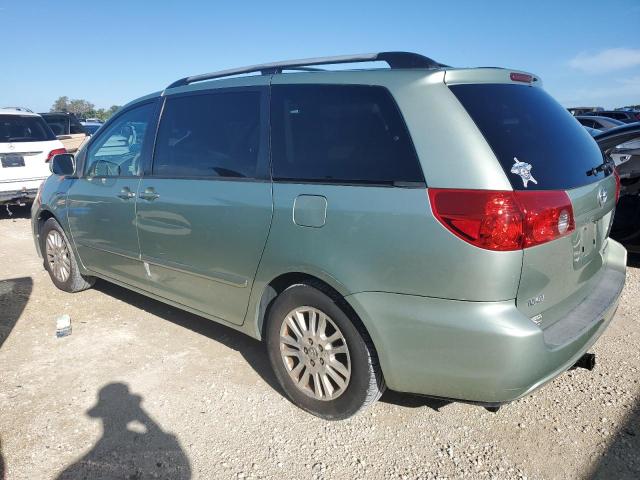 5TDZK22C79S225854 - 2009 TOYOTA SIENNA XLE GREEN photo 2