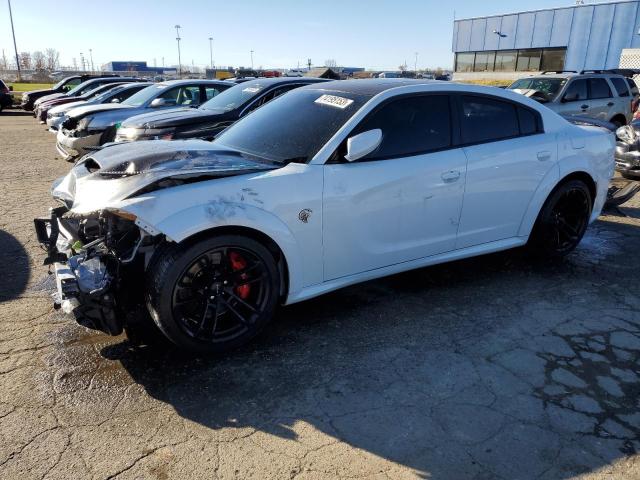 2C3CDXL96LH231686 - 2020 DODGE CHARGER SRT HELLCAT WHITE photo 1