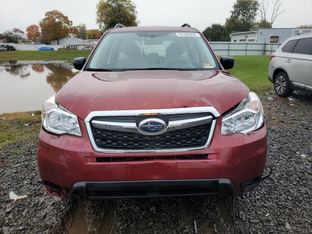 JF2SJABC6FH816029 - 2015 SUBARU FORESTER 2.5I BURGUNDY photo 5