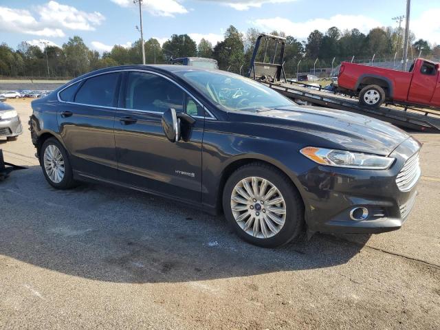 3FA6P0LU5FR202593 - 2015 FORD FUSION SE HYBRID BLACK photo 4