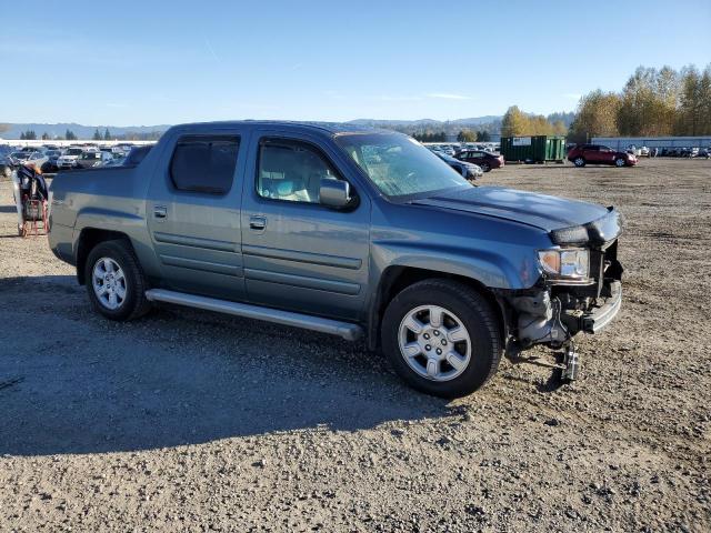 2HJYK16536H527486 - 2006 HONDA RIDGELINE RTL BLUE photo 4