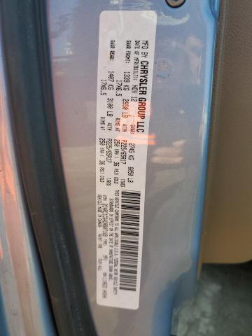 2C4RC1CG4DR607169 - 2013 CHRYSLER TOWN & COU TOURING L BLUE photo 13