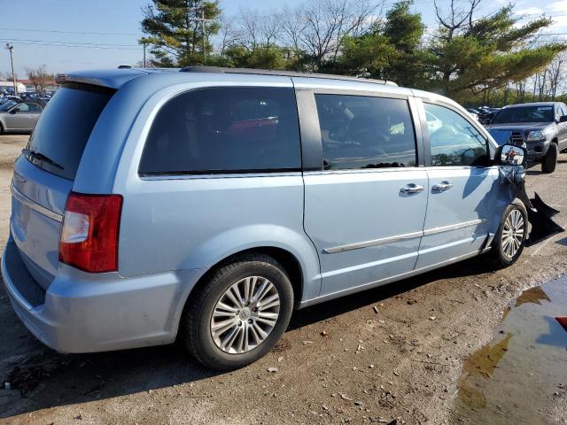 2C4RC1CG4DR607169 - 2013 CHRYSLER TOWN & COU TOURING L BLUE photo 3
