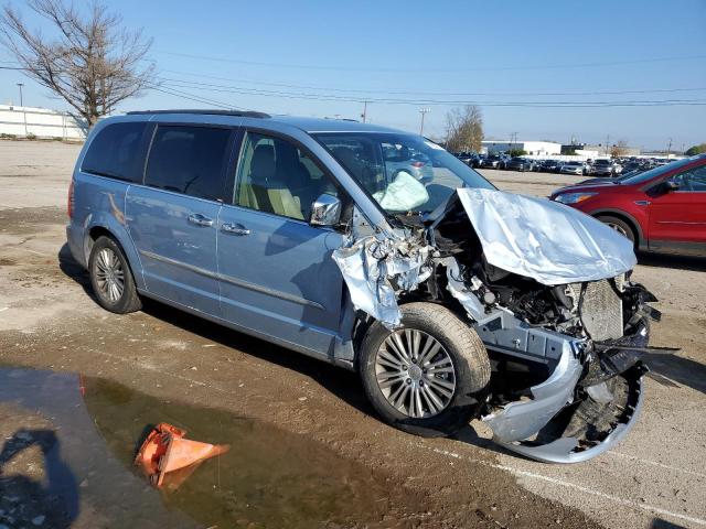 2C4RC1CG4DR607169 - 2013 CHRYSLER TOWN & COU TOURING L BLUE photo 4