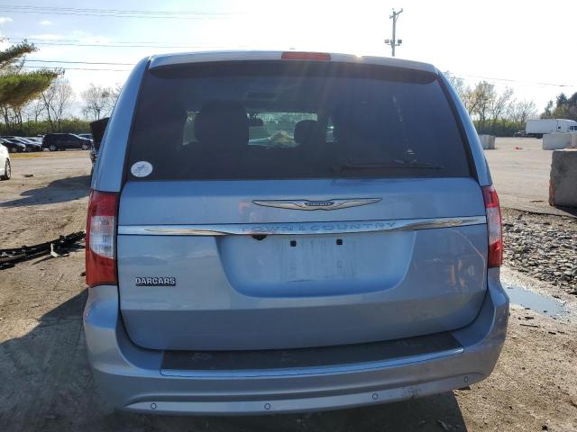 2C4RC1CG4DR607169 - 2013 CHRYSLER TOWN & COU TOURING L BLUE photo 6