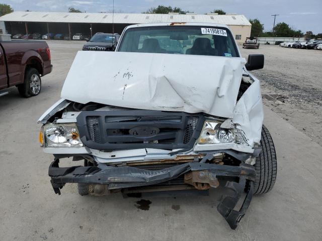 1FTYR10D97PA52410 - 2007 FORD RANGER WHITE photo 5