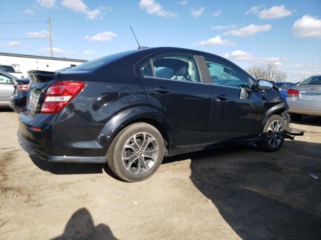 1G1JD5SH1H4143223 - 2017 CHEVROLET SONIC LT BLACK photo 3