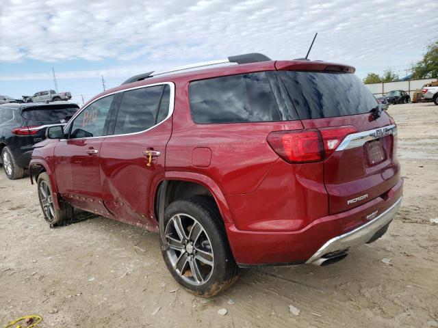 1GKKNPLS9KZ234463 - 2019 GMC ACADIA DENALI RED photo 2