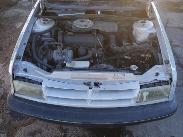 3B3XP45K6MT592090 - 1991 DODGE SHADOW SILVER photo 11