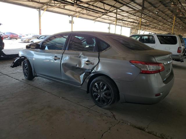 3N1AB7AP8EY270709 - 2014 NISSAN SENTRA S GRAY photo 2