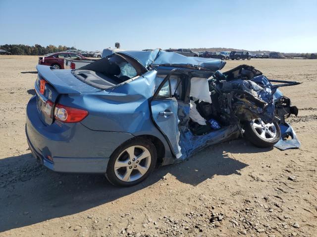 5YFBU4EE9DP218569 - 2013 TOYOTA COROLLA BASE BLUE photo 3