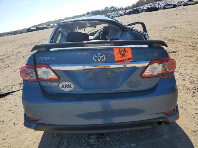 5YFBU4EE9DP218569 - 2013 TOYOTA COROLLA BASE BLUE photo 6