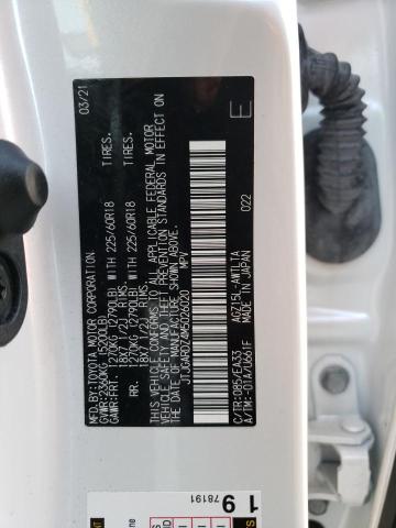 JTJGARDZ4M5026020 - 2021 LEXUS NX 300 BASE Ağ foto 12