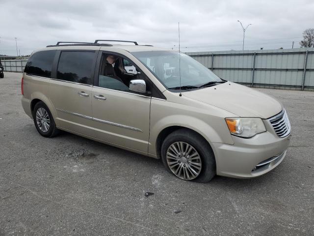 2C4RC1CG9DR652110 - 2013 CHRYSLER TOWN & COU TOURING L BEIGE photo 4