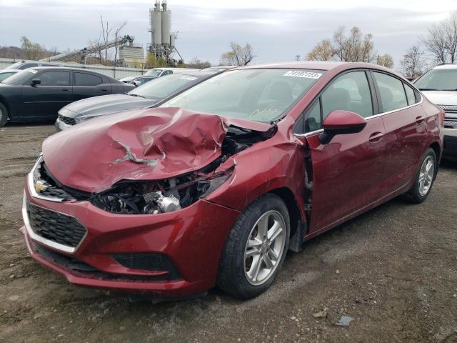 1G1BE5SM8H7256373 - 2017 CHEVROLET CRUZE LT RED photo 1