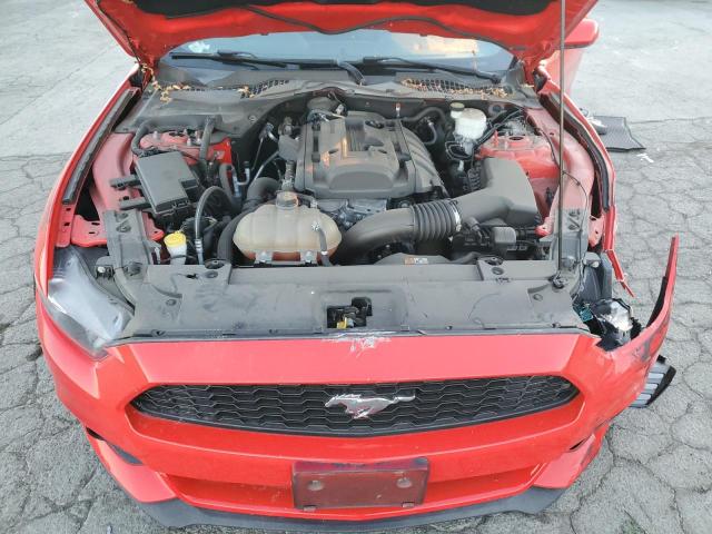 1FA6P8TH8H5266814 - 2017 FORD MUSTANG RED photo 11