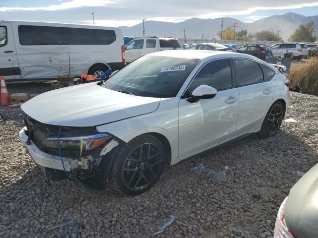 19XFL1H81NE014084 - 2022 HONDA CIVIC SPORT TOURING თეთრი ფოტო 1