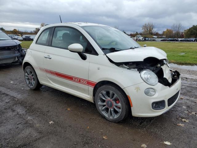 3C3CFFBR7ET191019 - 2014 FIAT 500 SPORT WHITE photo 4