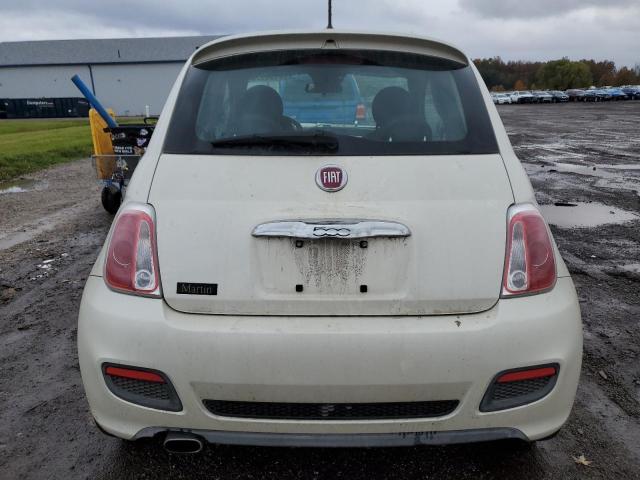 3C3CFFBR7ET191019 - 2014 FIAT 500 SPORT WHITE photo 6