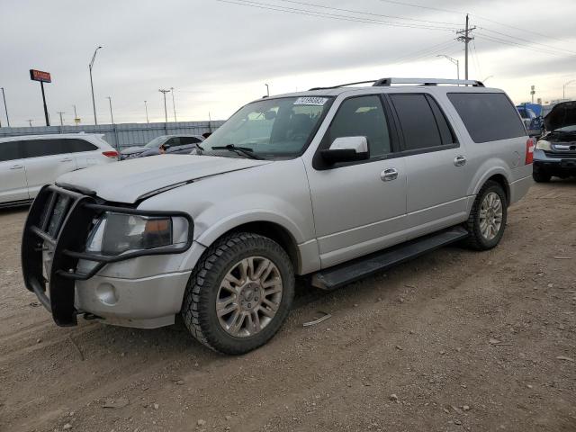1FMJK2A57EEF15474 - 2014 FORD EXPEDITION EL LIMITED SILVER photo 1